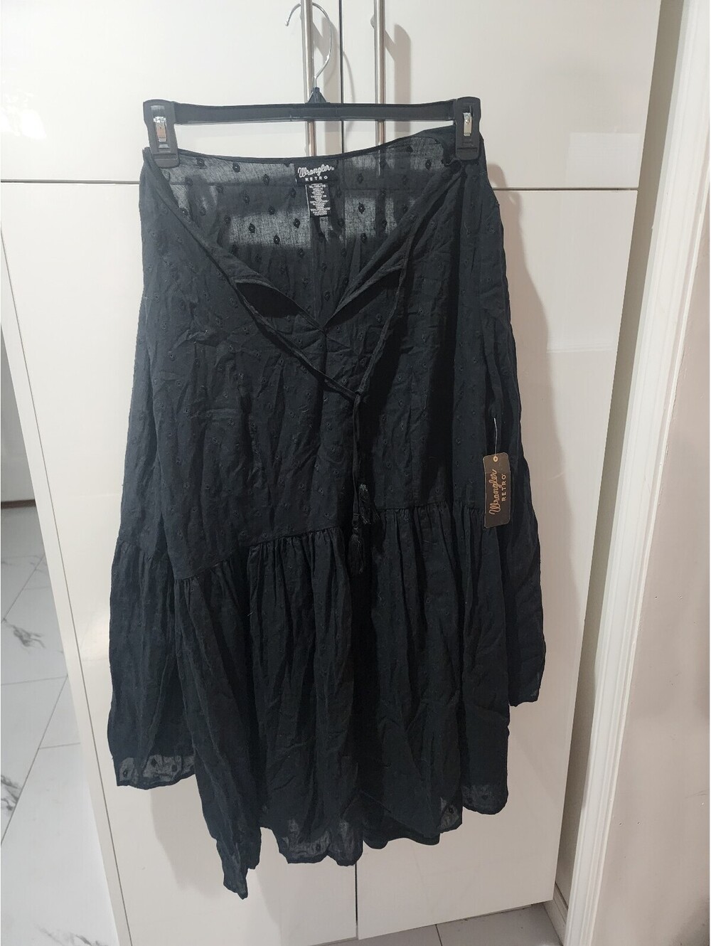 Wrangler Retro Women's Black Cotton Shirt XL